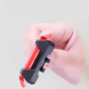 Luz 5 LED trasera para bicicleta con reflectante bateria interna waterproof Rojo