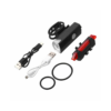 Luz LED trasera delantera bicicleta con reflectante bateria interna waterproof