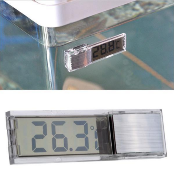 Termometro electronico digital 3D medidor temperatura acuario pecera terrario