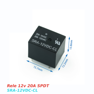 Rele 12v 20A SPDT - SRA-12VDC-CL