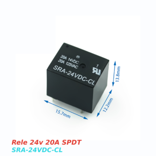 Rele 24v 20A SPDT - SRA-24VDC-CL