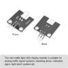 Modulo emisor de luz LED para Arduino microcontrolador de 5 mm Blanco