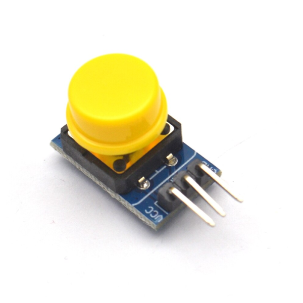 Modulo Boton Pulsador interruptor tactil 12x12mm Arduino Raspberry PI Amarillo
