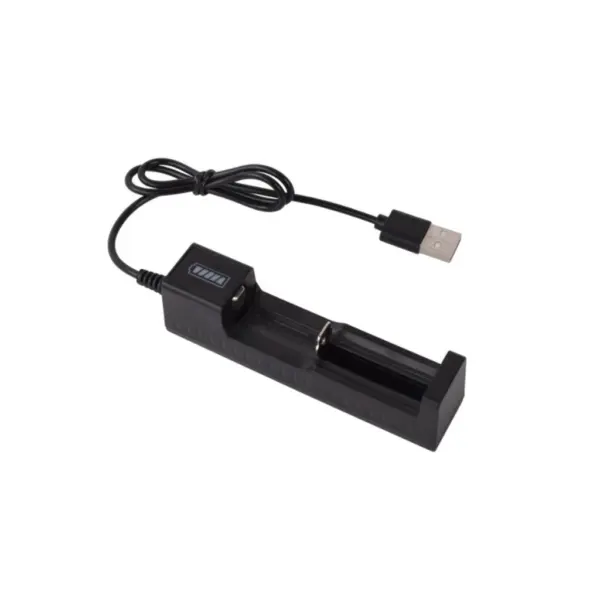 Cargador USB Universal para Baterías de Litio 18650 / 26650 / 14500