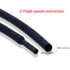 PACK  FUNDA TERMORETRACTIL TUBO 3 METROS 2mm 4mm 8mm