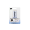 2x Pila Batería de litio recargable por USB Tipo C 1.5v AA 2200mAh