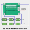 BMS 3s 40A (Balance edition) Modulo proteccion bateria litio 18650 12.6V