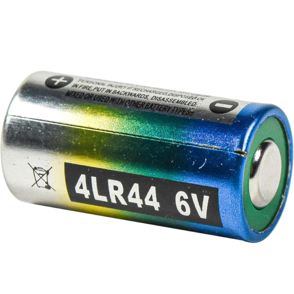 1x Pila bateras alcalina 4LR44 / 476A / PX28A / A544 / K28A / L1325 6 V alta capacidad