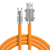 Cable de silicona liquida de carga super rapida de 120 W 6A MicroUSB