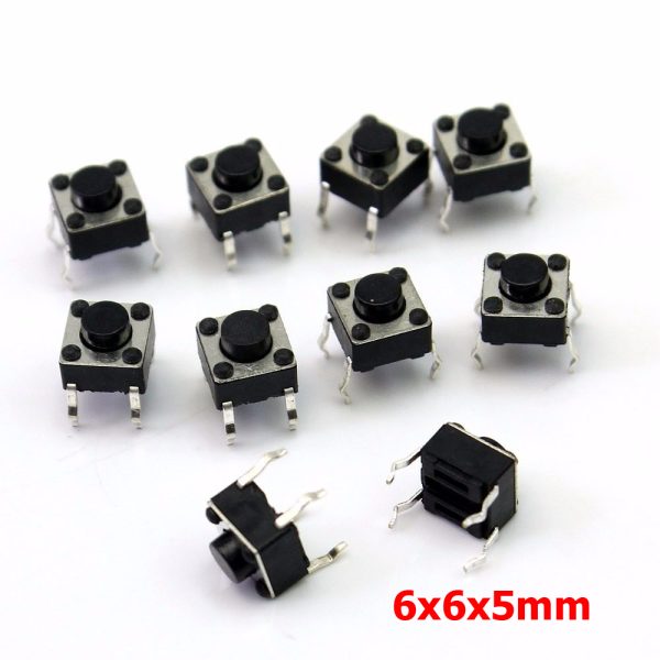 20x Pulsador Mini pulsador 6x6x5mm PCB REF0569
