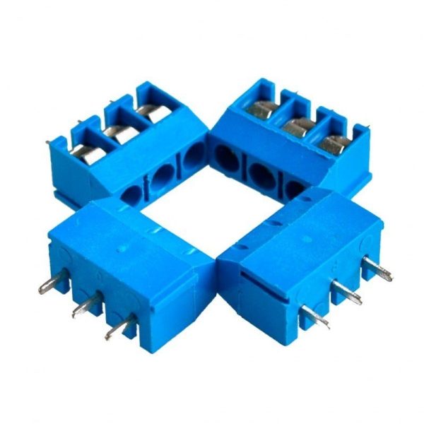 5x Bloque Terminal Clema Conexion 3 pines PCB - SCREW TERMINAL BLOCK 3 pins - Imagen 2
