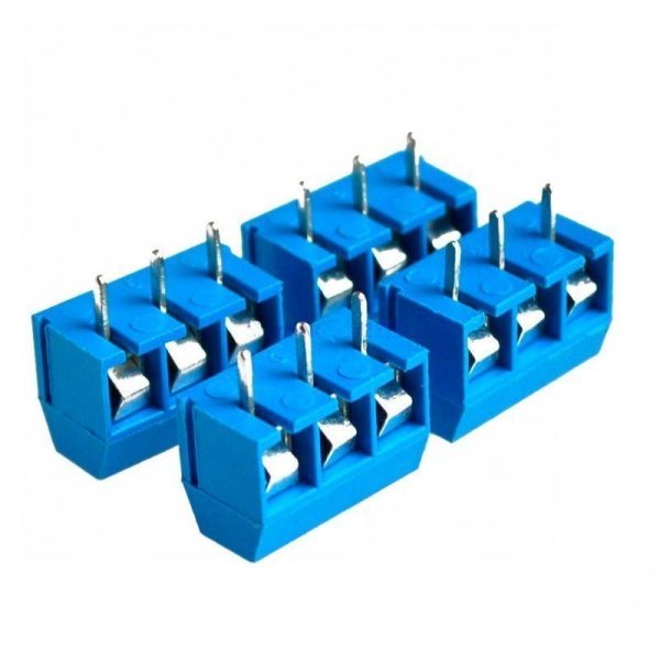 5x Bloque Terminal Clema Conexion 3 pines PCB - SCREW TERMINAL BLOCK 3 pins - Imagen 3