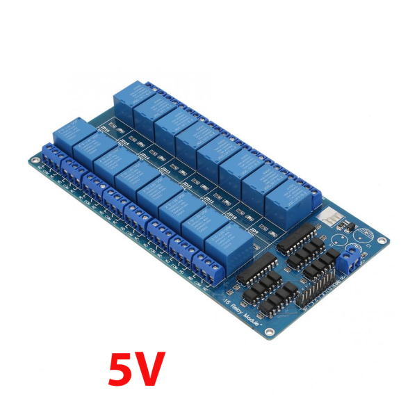 MODULO RELAY RELE 5V 10A DE 16 CANALES