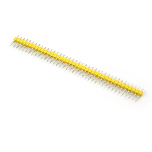 5x TIRA PINES DE CONEXIÓN 1x40 MACHO COLOR Amarillo