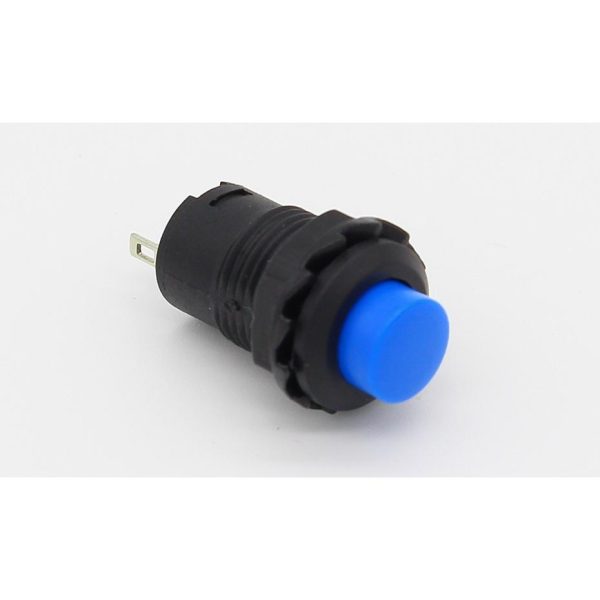2X INTERRUPTOR AZUL REDONDO 12 MM EMPOTRABLE 2 POSICIONES