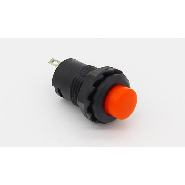 2X INTERRUPTOR ROJO REDONDO 12 MM EMPOTRABLE 2 POSICIONES