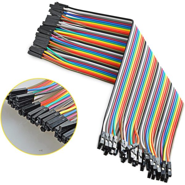 10x CABLE JUMPER DUPONT protoboard HEMBRA - HEMBRA