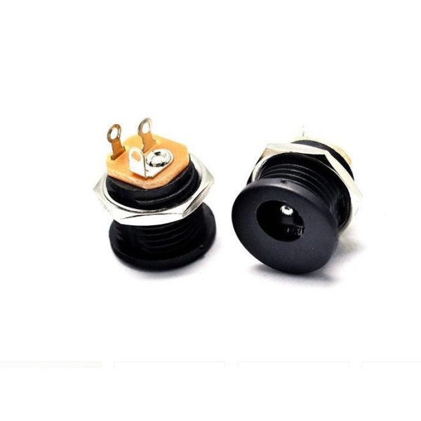 5x CONECTOR DC JACK HEMBRA 5,5X2,1MM MONTAJE SUPERFICIE