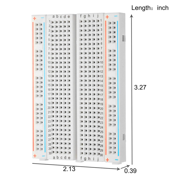 Placa Protoboard 400 Puntos - Imagen 3