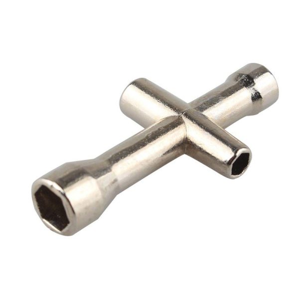 MINI LLAVE TUBO HEXAGONAL EN CRUZ M2/M2,5/M3/M4 - Imagen 3