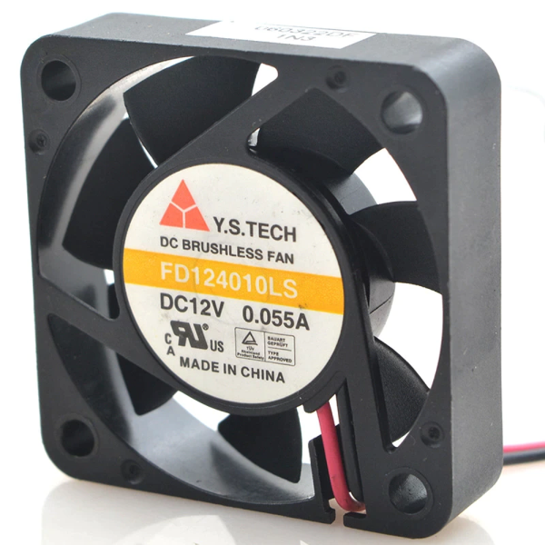 Ventilador 4010 12V 0.055A 2 cables 40x40x10mm FD124010LS Y.S. Tech