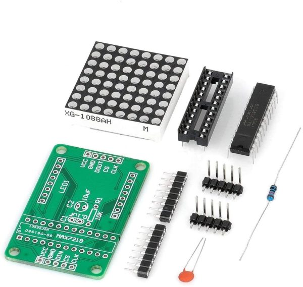 Kit para ensamblar display matriz 8x8 LED con MAX7219 Arduino - Imagen 4