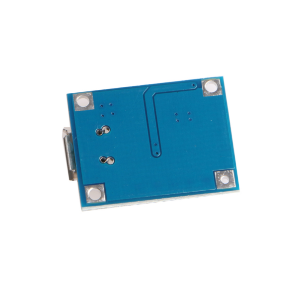 TP4056 1A. Modulo cargador de baterías lipo 3.7V vía MicroUSB