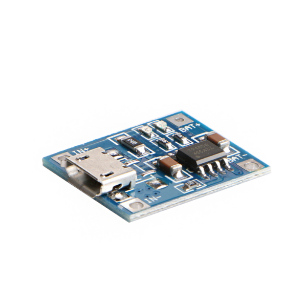 TP4056 1A. Modulo cargador de baterías lipo 3.7V vía MicroUSB - Imagen 3