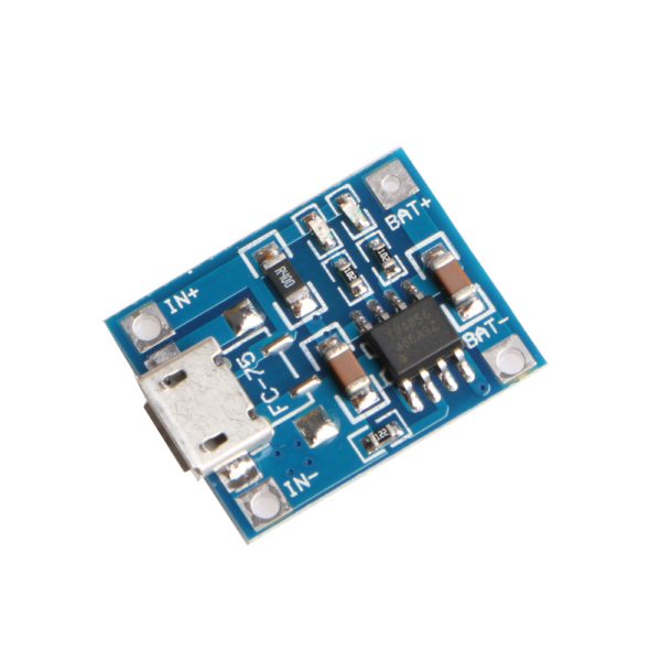 TP4056 1A. Modulo cargador de baterías lipo 3.7V vía MicroUSB - Imagen 5