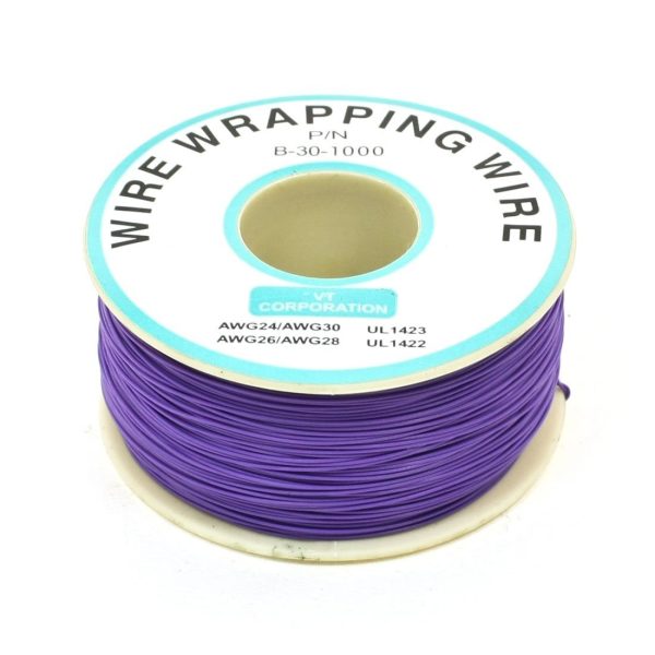 Bobina AWG30 VIOLETA 250m Cable Hilo WRAPPING