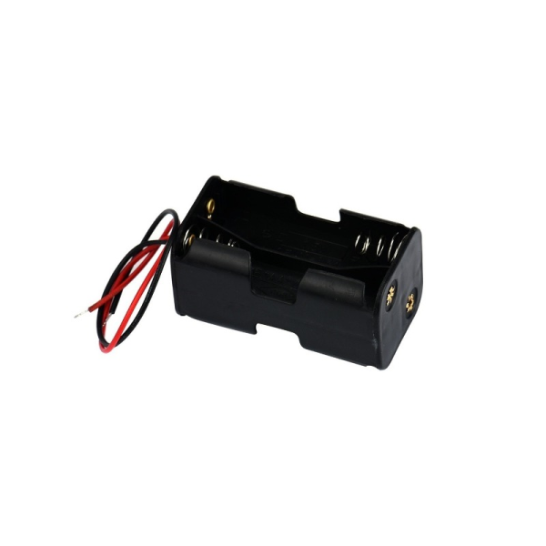 PORTAPILAS 4xAA 2+2 AA R6 6v con cable P016