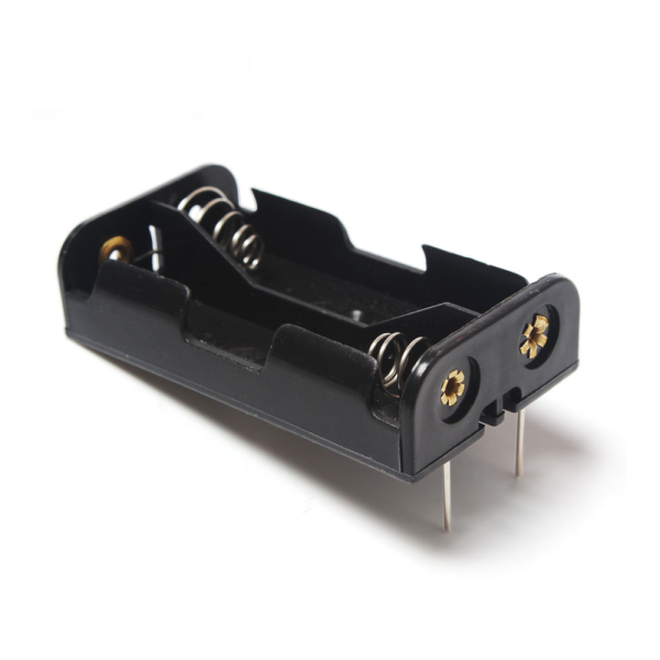 Portapilas 2xAA 3V R06 con contactos para soldar P007