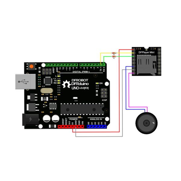 Modulo DFPlayer Mini MP3 player - Imagen 6