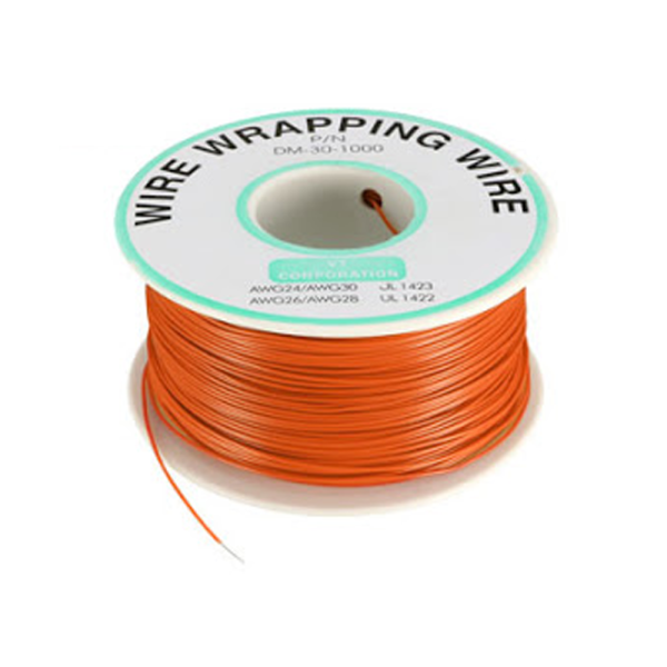 ROLLO 11 METROS CABLE AWG30 NARANJA