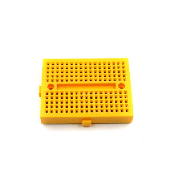 MINI BREADBOARD PROTOBOARD 170 PUNTOS AMARILLO