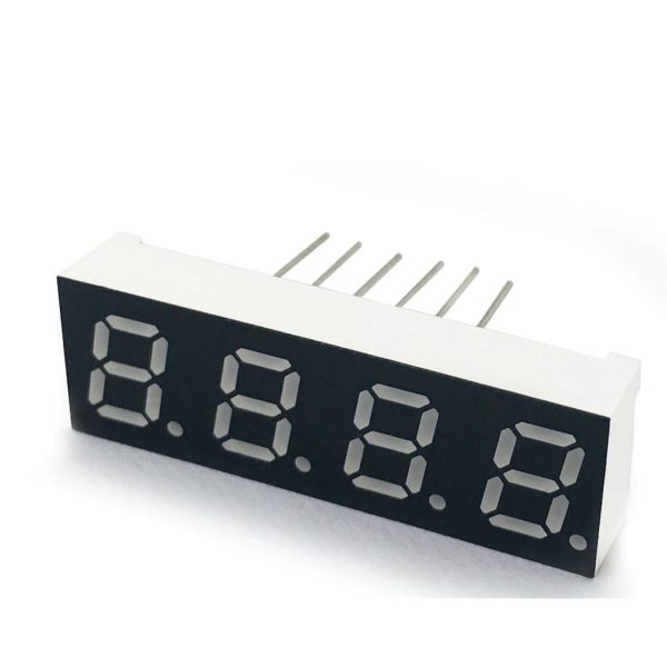 Display 7 segmentos 4 digitos 0.28" Catodo Comun