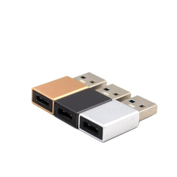 Adaptador USB Tipo C 3.1 a Usb Macho Negro