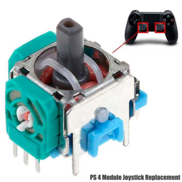 2x JOYSTICK ANALOGICO COMPLETO PARA PS4 PLAYSTATION 4 R3 L3 DE REPUESTO AXIS 3D