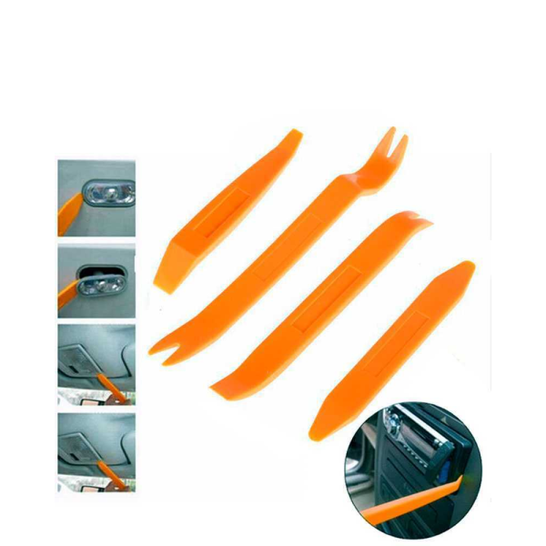 Kit de 4 herramientas para desmontar el salpicadero radio coche panel frontal - Imagen 3