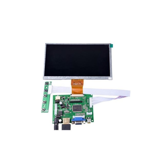 Pantalla LCD 7" HDMI VGA AV Rasbperry consolas electronica