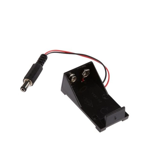 Portapilas pila 9V Conector DC P031