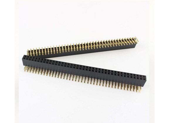 3x TIRA PIN HEMBRA DOBLE 2X40 ACODADA 90º - Imagen 2