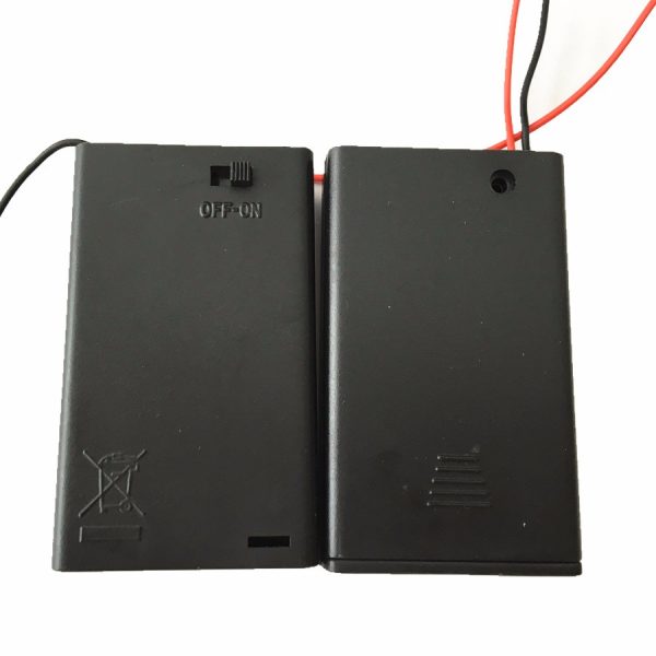 Portapilas 3xAAA 4,5v con tapa e interruptor 3x AAA P027 - Imagen 3