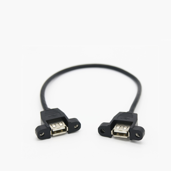 CABLE ALARGADOR USB 25CM HEMBRA HEMBRA MONTAJE PANEL EXTENSOR
