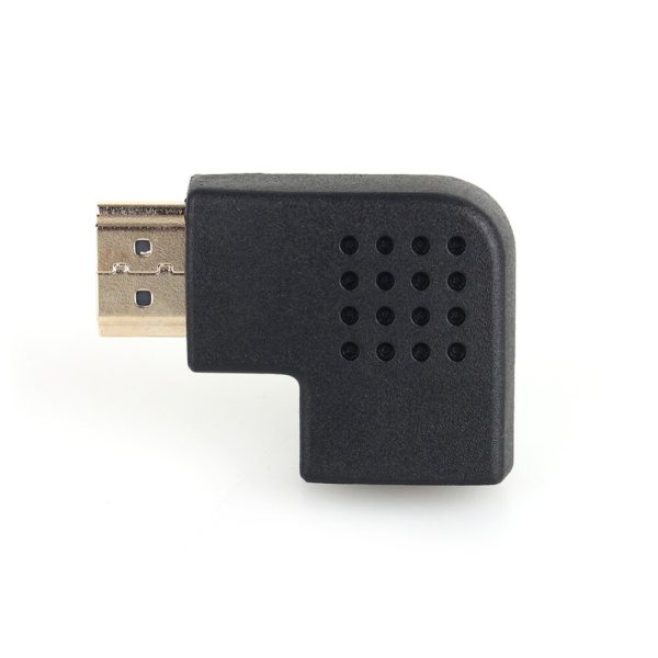 Adaptador HDMI Macho a HDMI Hembra Ángulo 90º Conector 1.4 derecha - Imagen 2
