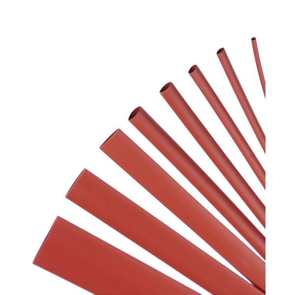 1 METRO FUNDA TERMORETRACTIL ROJO 15 mm