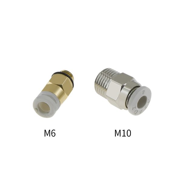 KIT 1 METRO PTFE  OD.4MM * ID.2MM 1.75 mm + PC4-M6 + PC4-M10 IMPRESORA 3D