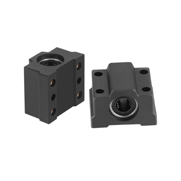 SC8UU Cojinete Soporte 8mm Lineal Rail Eje Rodamiento LM8UU CNC Impresora 3D NEGRO