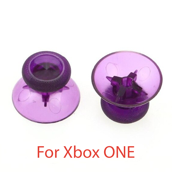 2x JOYSTICK XBOX ONE STICK VIOLETA TRANSPARENTE MANDO BOTONES L3 R3 PALANCAS