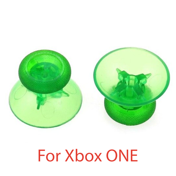 2x JOYSTICK XBOX ONE STICK VERDE TRANSPARENTE MANDO BOTONES L3 R3 PALANCAS